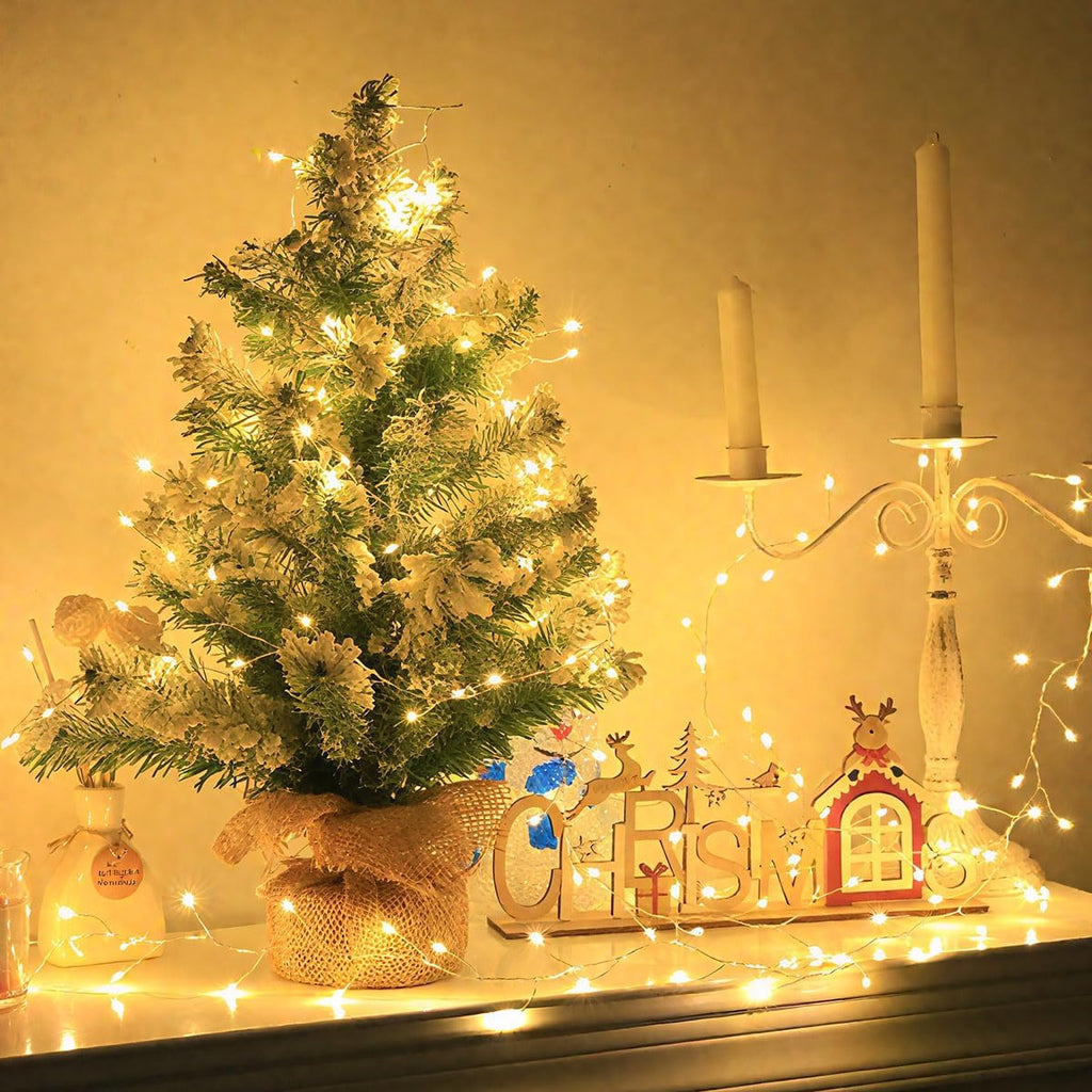 1000LED 100FT Long Fairy Lights Plug in Firecracker Christmas Light