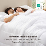 Comforter Duvet Insert - Quilted Comforters Oversized King, All Season Duvet, GentleSoft Down Alternative Bedding