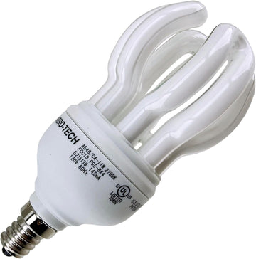 Replacement for AERO-TECH AE4B/CA CFL Light Bulb, 11W, E12 Candelabra Base, 2700K Warm White, A-Shape Compact