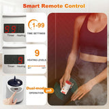 Upgraded Sauna Box, Infrared Sauna for Home, Portable Steam Sauna Tent with 1000W 2.5L Steamer Heater