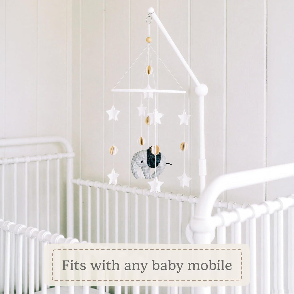Baby Crib Mobile Arm, Baby Mobile Hanger, 31, White