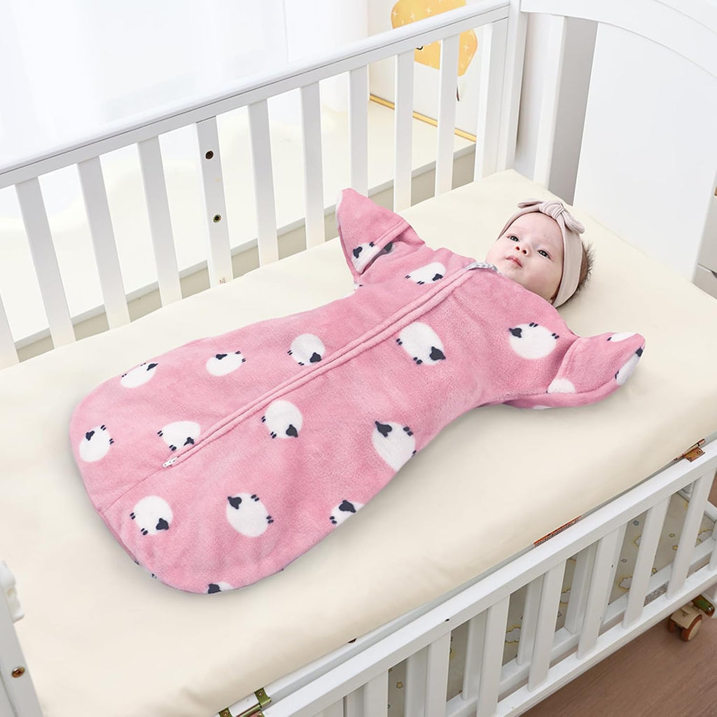 Fleece Swaddle Sleep Sack 2.5TOG Winter Baby Swaddle