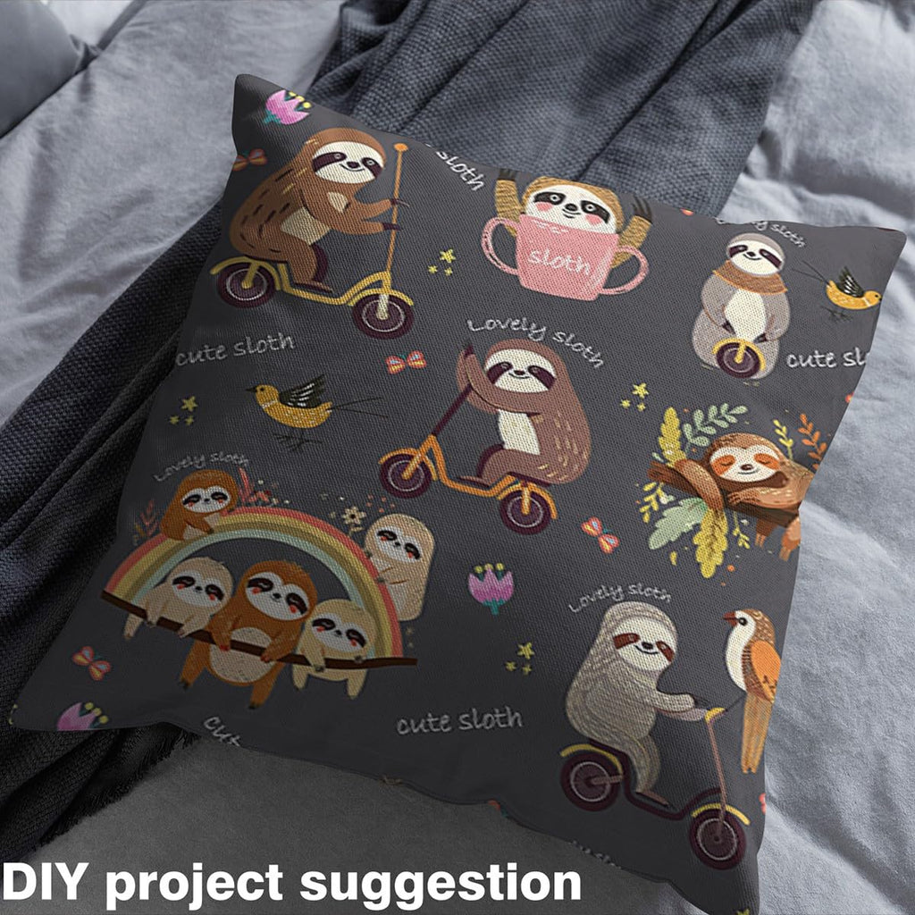 Sloth Chairs Animal Upholstery Fabric 5 Yards Soft