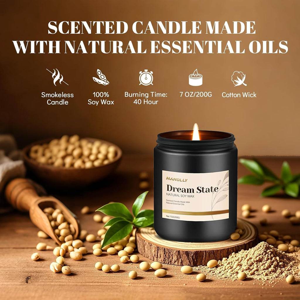Hotel Scented Candles Gift Set, 6 Pack Candles Scented - Set of 6