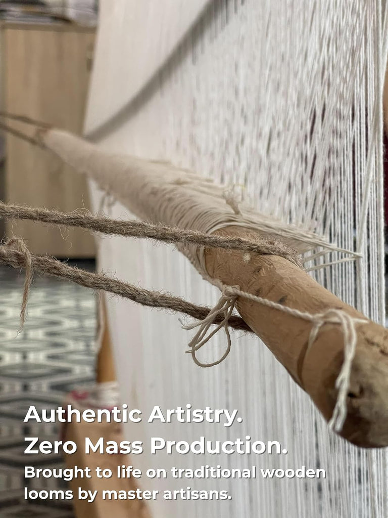 Handmade Moroccan Berber Area Rug 6' x 9', 100% Wool High Pile Shag, Ivory/Cream with Charcoal Broken Diamond Pattern