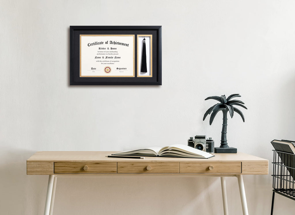 11x17 Diploma Frames with Tassel Holder for 8.5x11 Certificate