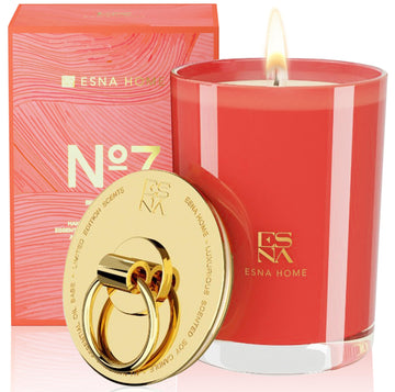 Luxury Highly Scented Soy Candle Natural Lavender Essential Oils Aromatherapy Candles for Relaxation Unique Gifts for