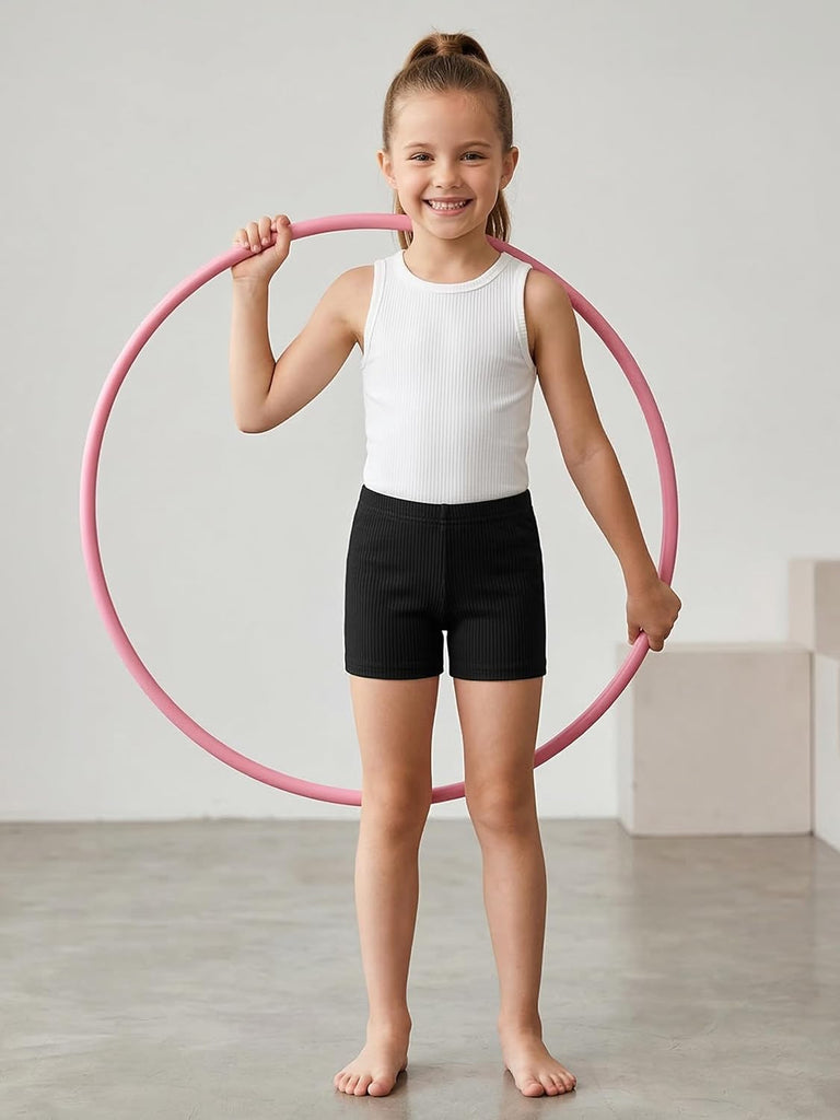 Girls Bike Shorts Cartwheel Biker 6 Pack Spring Summer Clothes Safety Shorts Under Dress Dance