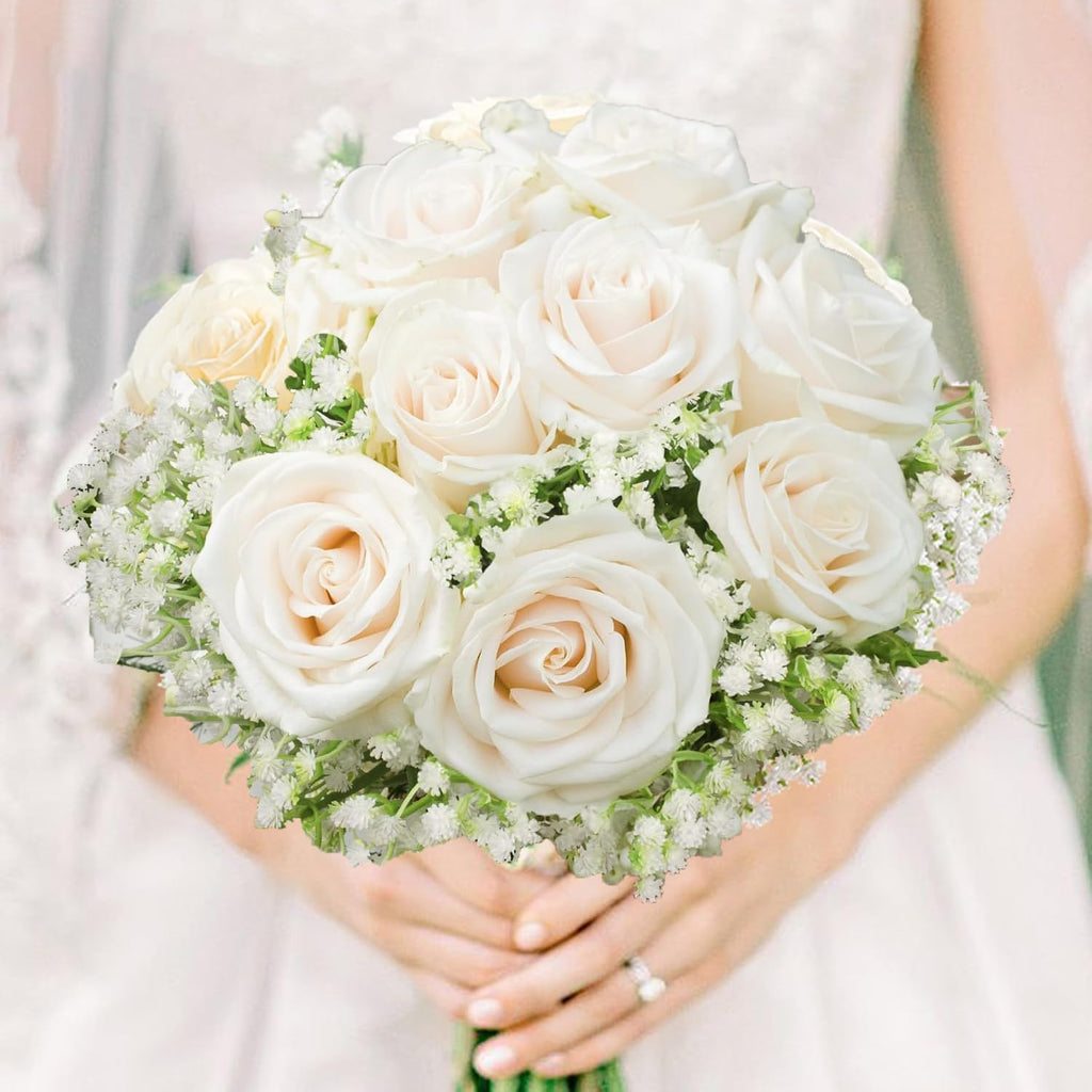 120 Pcs Baby Breath Artificial Flowers Bulk, White Artificial Flowers Artificial Baby Breath Gypsophila Flowers para