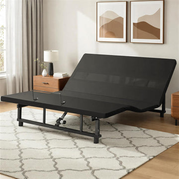 King Adjustable Bed Base Frame with Wireless Remote, Zero Gravity