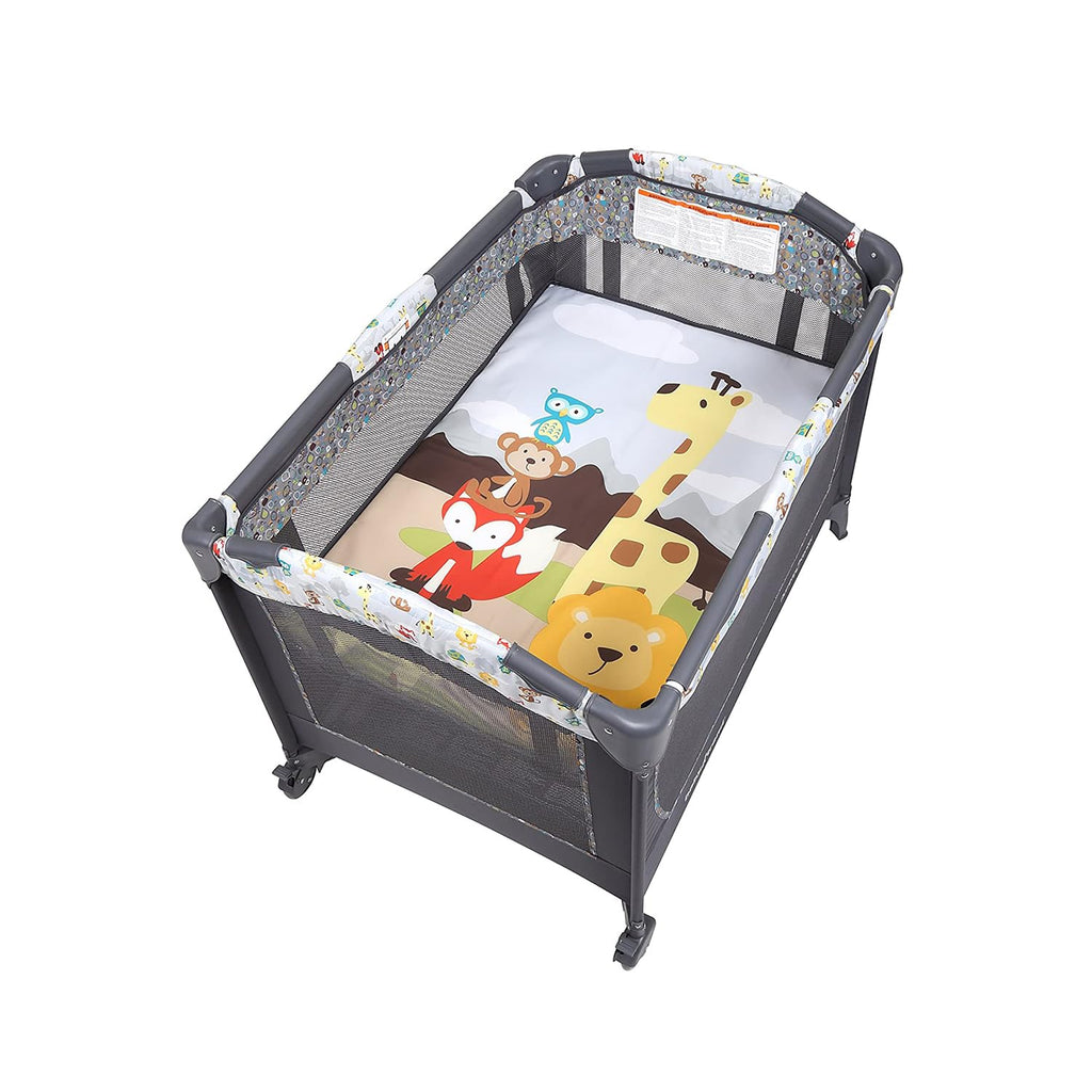 Nursery Center Playard with Bassinet & Diaper Stacker, Tanzania