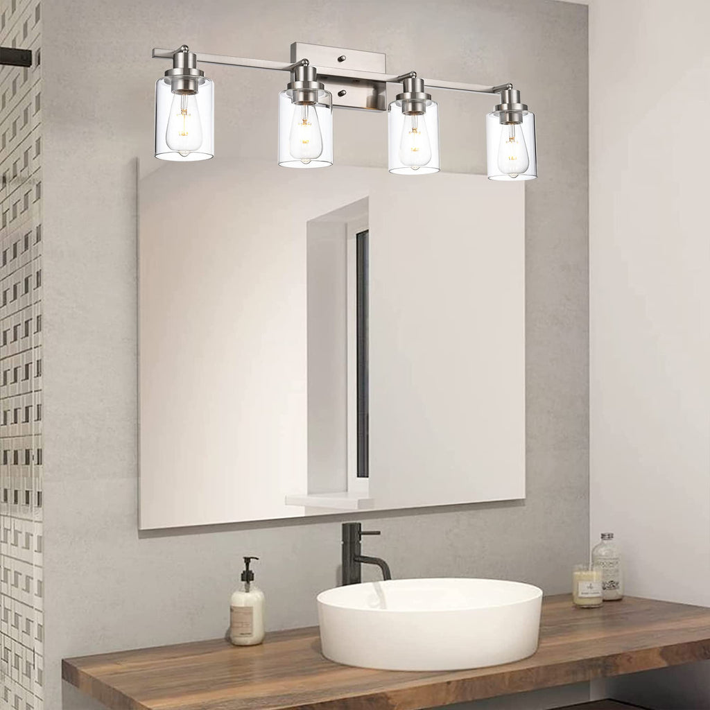 4 Light Track Lighting Kit 28.7 Inch Bathroom Vanity Light Fixtures