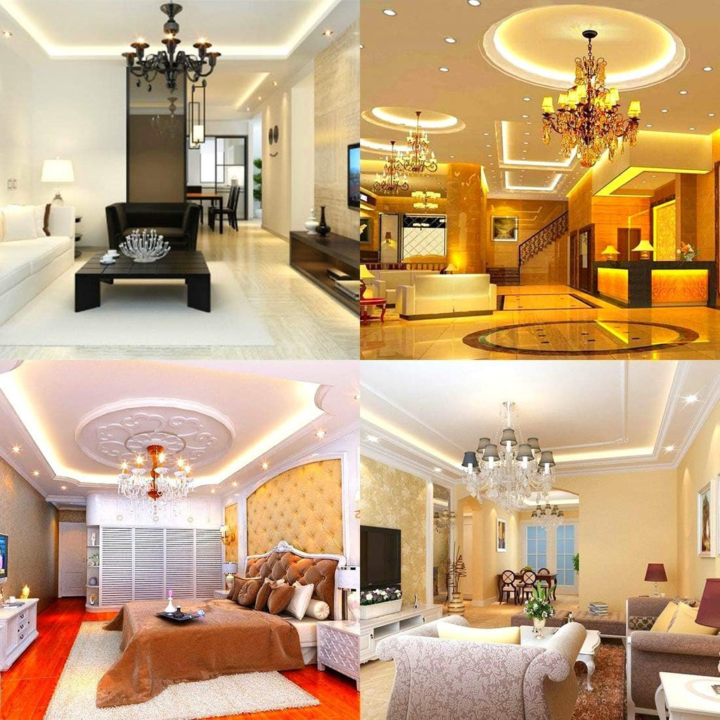 C35 2W(25W Incandescent Equivalent) LED Candelabra Bulb, Dimmable, LED Filament Lamp, Warm White Light 2700K, Frosted