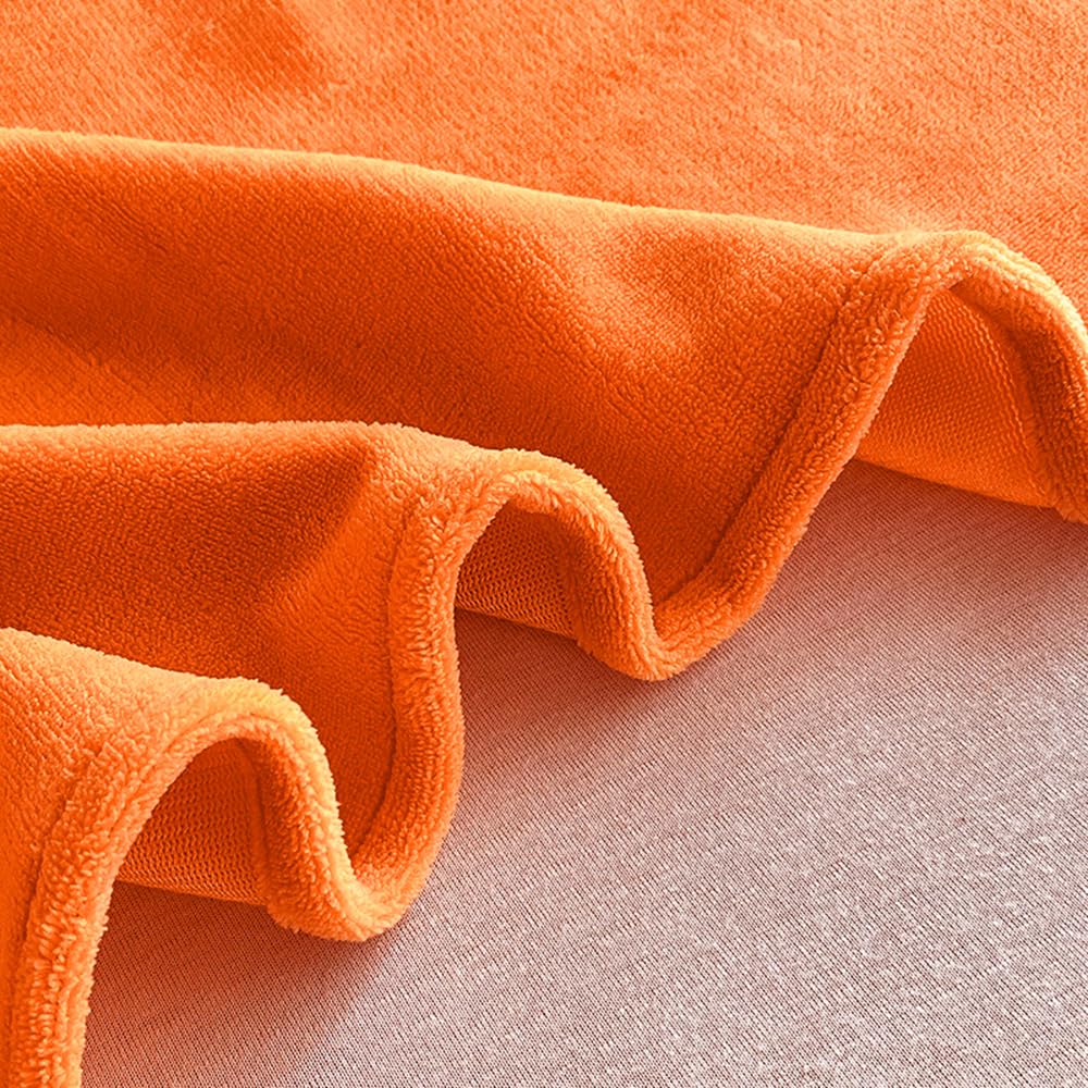 Solid Flannel Plush Bedding Sheet Set, Velvety Soft Heavyweight, 1 Fitted Sheet, 1 Flat, 2 Pillow Cases - 4 Piece (Twin