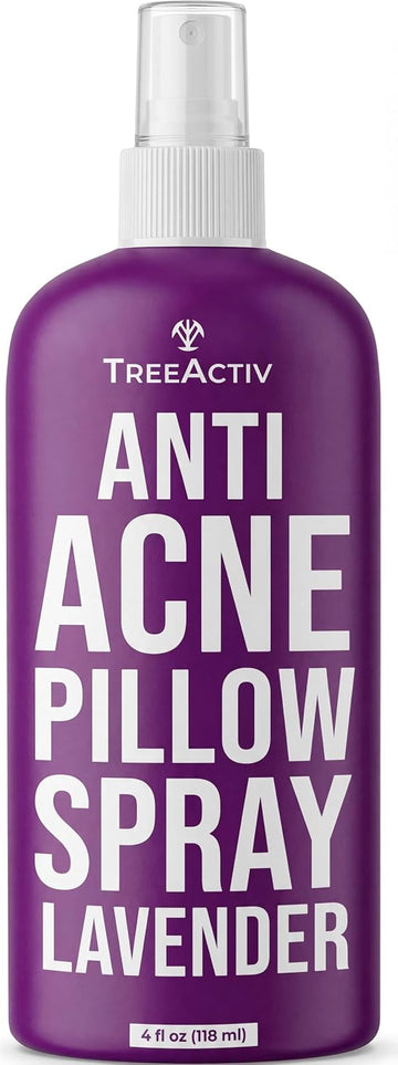 Anti-Acne Pillow Spray, 4 fl oz, Lavender Sleep Spray, Pure Lavender Essential Oil Air Freshener, Pillow Linen Spray - Set of 4