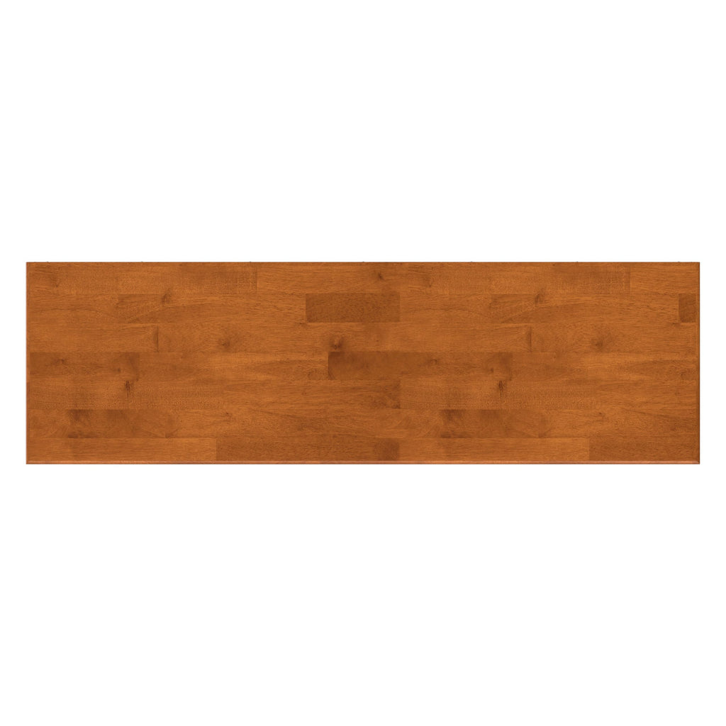 Draper 60" Wide Solid Wood TV Stand in Teak Brown