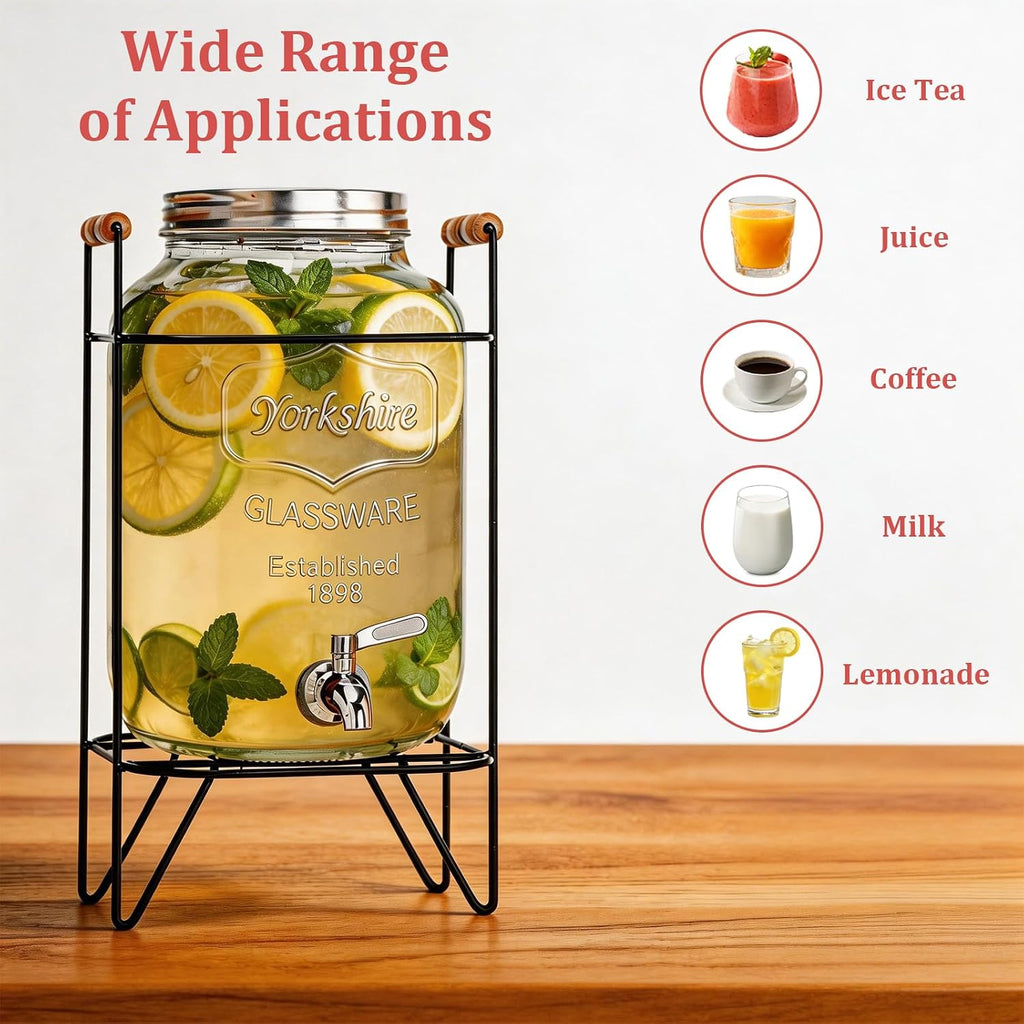 2 Gallon with Stand and Lid