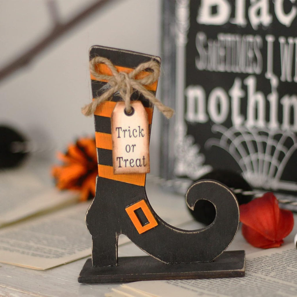 Halloween Witch/Ghost/Shoes Decoration Home Table Decor - Set of 5