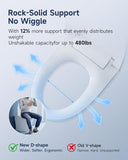 HR-T30 Non-Electric Bidet Toilet, Tankless Toilet with ADA Chair Height, 1.0GPF and Powerful Flush