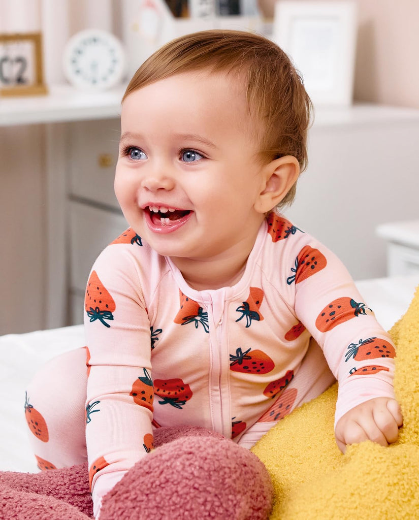 Viscose Derived from Bamboo Baby Footie Pajamas Convertible Sleeper for Baby Girl Zipper Onesie