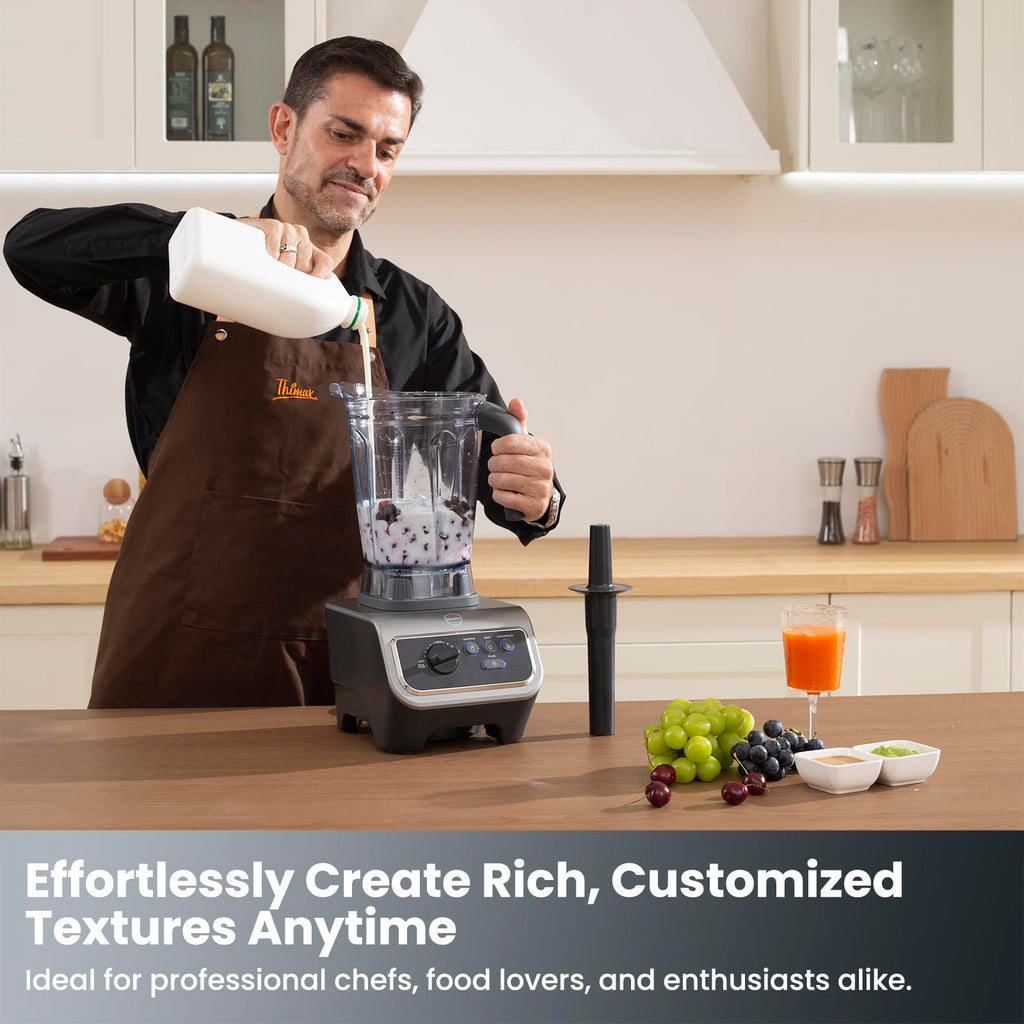 1500w Blender with Pre-set Blending Programs, 64oz Heavy Duty Profession-grade Blender for Smoothies, Soups, Dips
