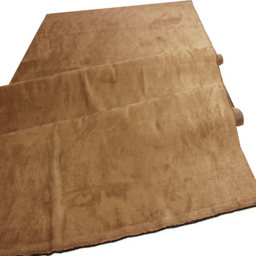 Buckskin Microsuede Upholstery Drapery Fabric (5 Yards) - Mocha