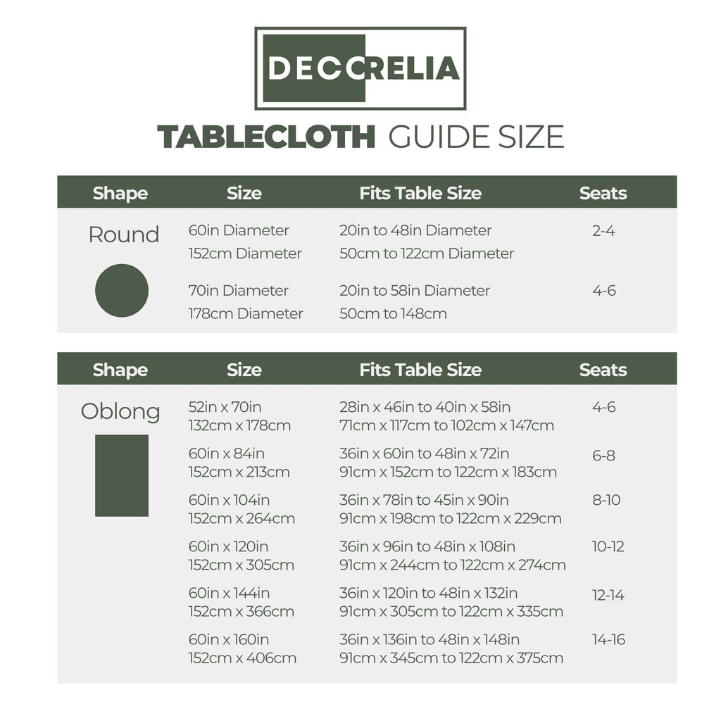 Christmas Faux Linen Round Tablecloth, Decorative Fabric Waterproof Texture Farmhouse Table Cloth Cover for Dining