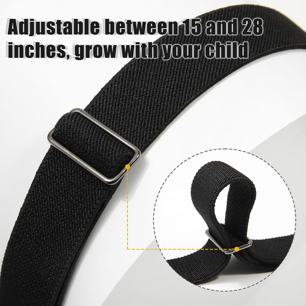 Boys Magnetic Kids Belt Adjustable Elastic Toddler Girl Belts 4 Pcs