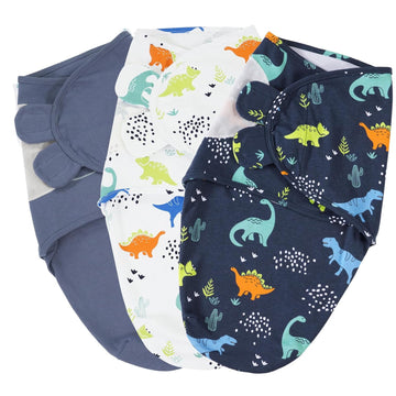 100% Cotton Baby Swaddle Sleep Sacks for Newborn, 3 Pack Soft Breathable Baby Swaddle Sack 0-3 Months for Boys Girls