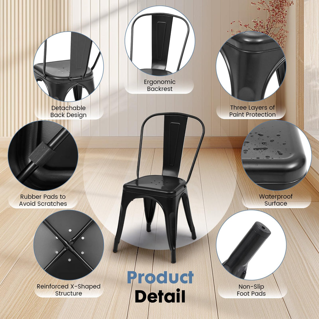 Counter Height Bar Stools Set of 8, Dining Chairs Island