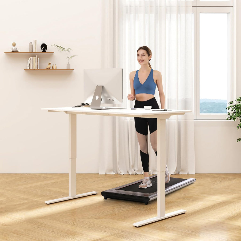 E3 Dual Motor Electric Standing Desk 55 x 28 Sit Stand Up Desk, Holds 220 lbs, Adjustable Height w/Memory Presets