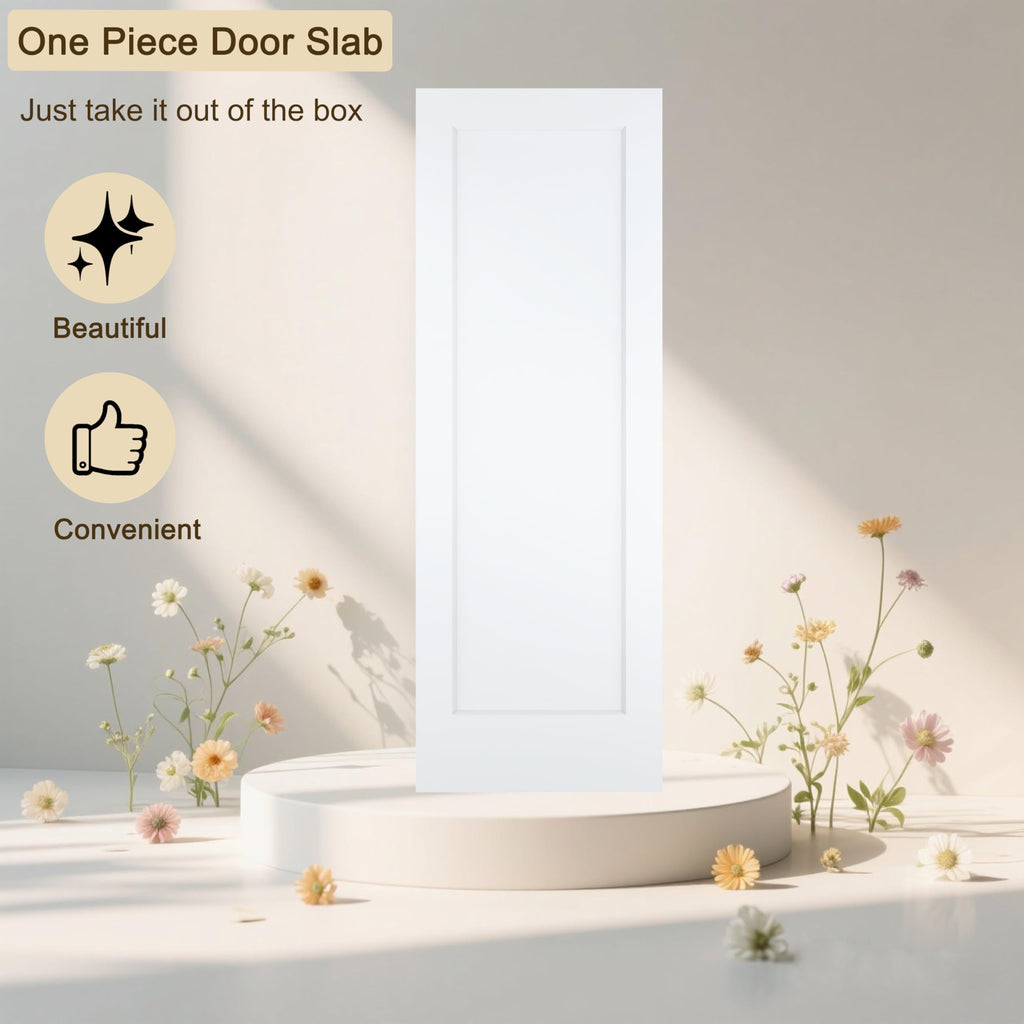 28x80 in 1-Panel White Primed Interior Door Panel