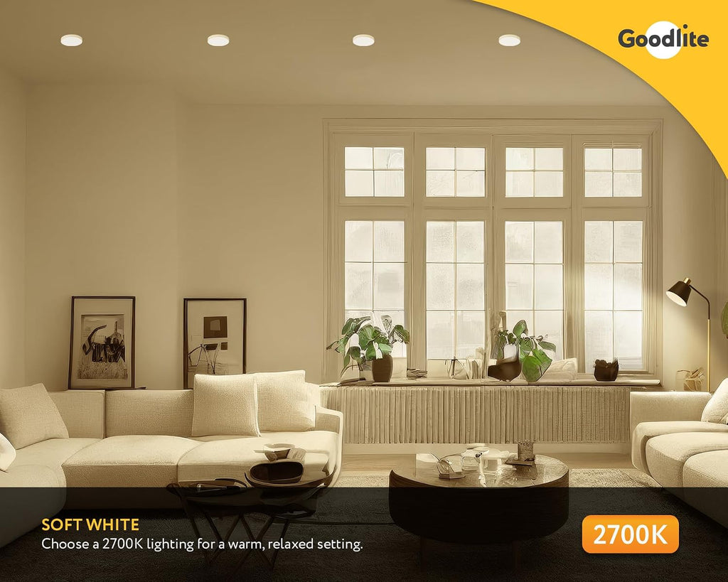 7W GU10 LED, 50W Halogen Bulbs Equivalent, Dimmable, 550lm, 40° Beam Angle, CRI 90, UL Listed, Soft White