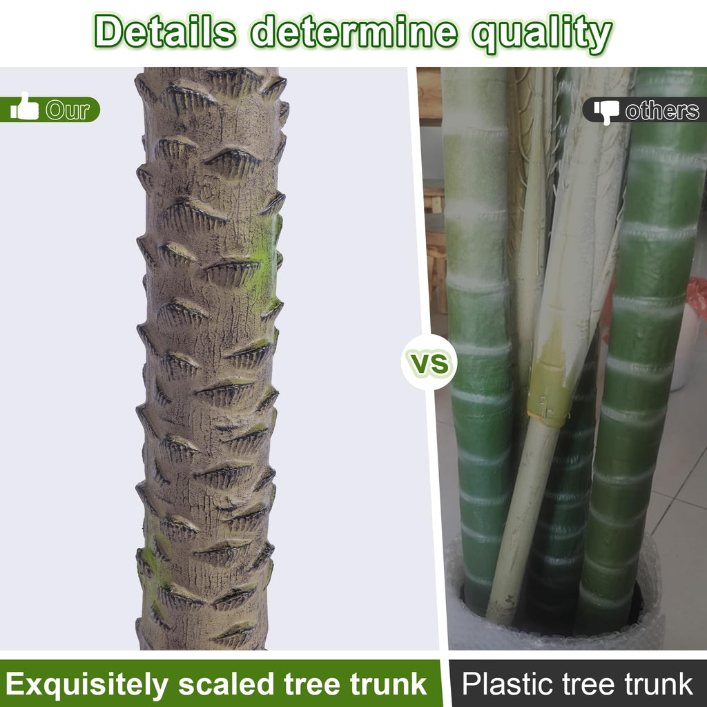 Big Faux Tropical Phoenix Trees Large Artificial Palm Tree Indoor Outdoor Realistic Floor Plants Tall Fake Plant for