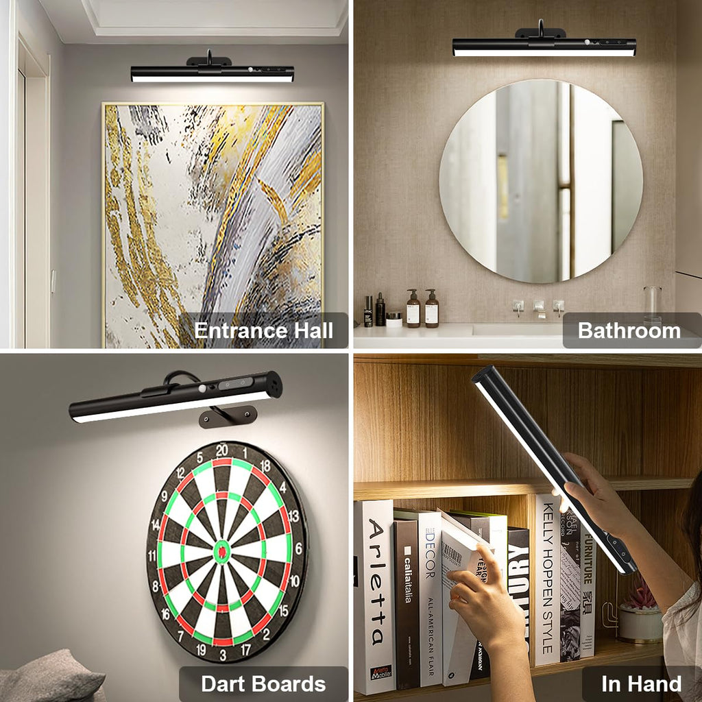 Motion Sensor Battery Operated Wall Sconce,Wireless Picture Lights