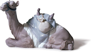 Camel Nativity Figurine. Porcelain Nativity Camel Figure.