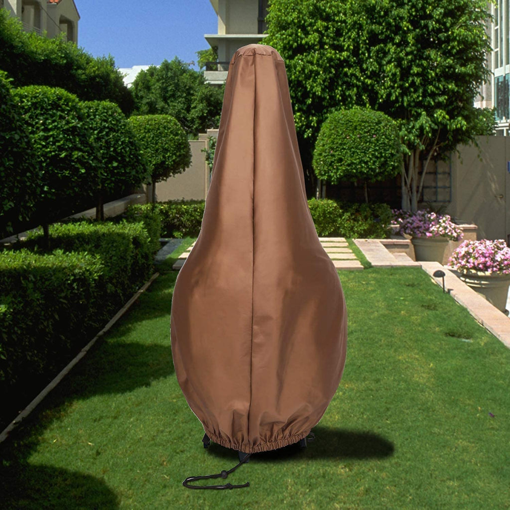 Chiminea Covers Waterproof, Protective Fire Pit Heater Cover, Outdoor Patio Chiminea Covers, Durable Cover for Clay