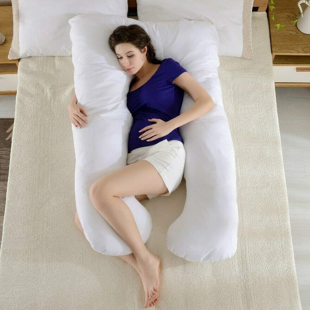 Pregnancy Body Pillow, U-Shaped Maternity Pillow,Full Body Support Pillow with Washable Cover for Pregnant Women
