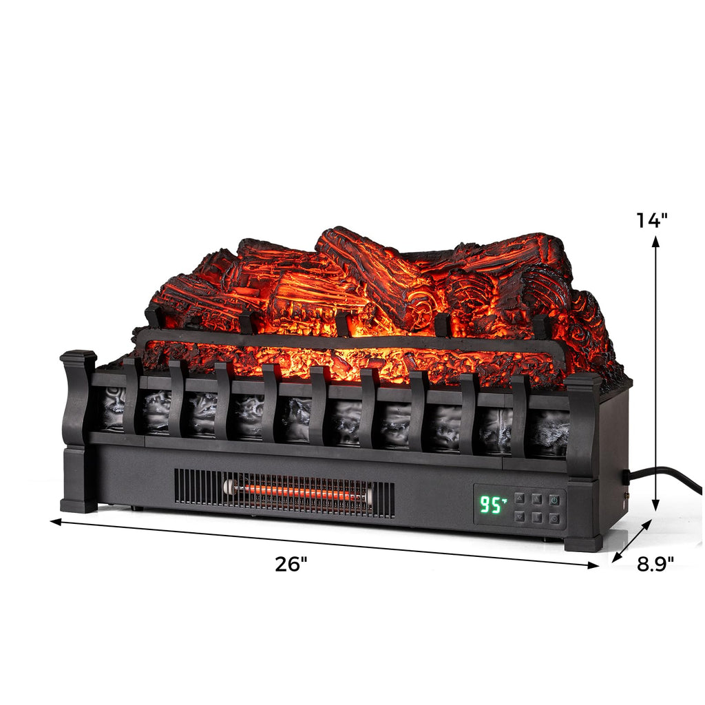 Electric Fireplace Insert Pinewood Log Set (26" WiFi)