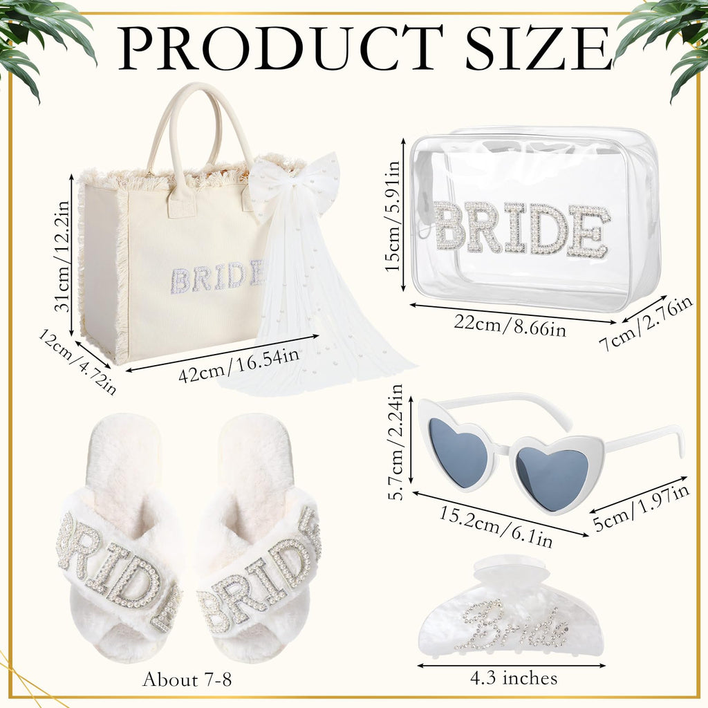 5 Pcs Bride Gifts Set Bridal Shower Accessories