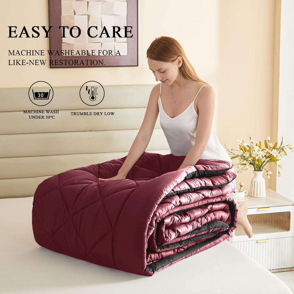 120x98 Oversized King Comforter, Super King Size Comforter Oversized, All Season Soft Lightweight Quilt Down
