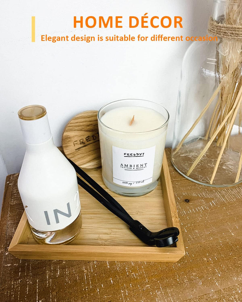 4 in1 Candle Accessory Set - Wick Trimmer, Candle Snuffer, Wick Dipper, Candle Lighters-Stainless Steel Care Kit