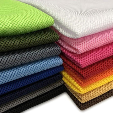 59 inch 3D Air Sponge Mesh Fabric Thick Three Layer Sandwich Spacer Shoes Car Seat Craft (Army Green)