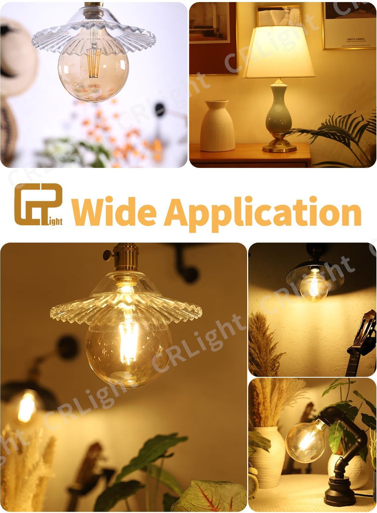 10W Dimmable G40 (G125) Large LED Globe Bulb, 2700K Warm White, E26