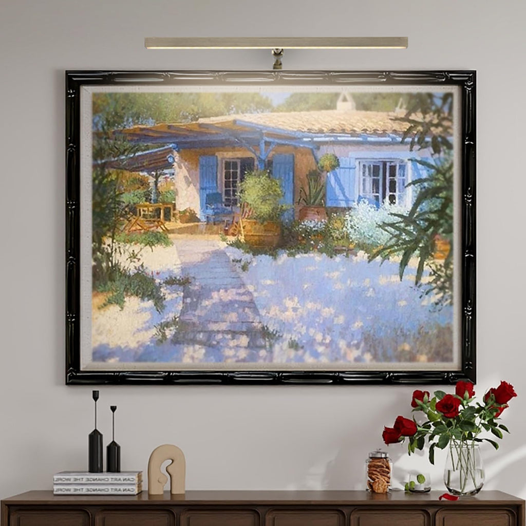 2 Pack LED Picture Lights for Paintings Plug in, 16 Inch 4W Adjustable Art Light Gallery Wall Light for Display Art