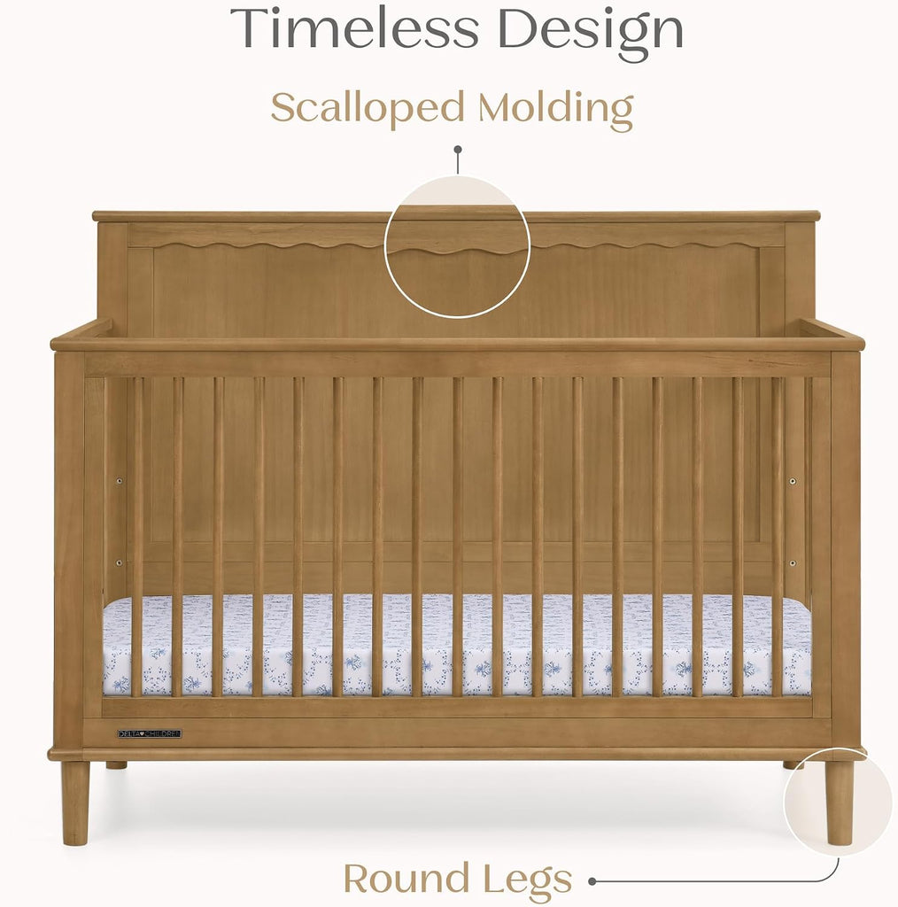 Penelope 6-in-1 Convertible Crib - Greenguard Gold Certified, Acorn