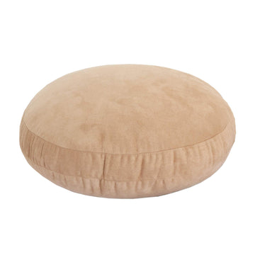 Round Throw Pillows Down-Like Polyester Filling Super Soft Ultra Fluffy Feather-Like Touching Decorative Circle Floor