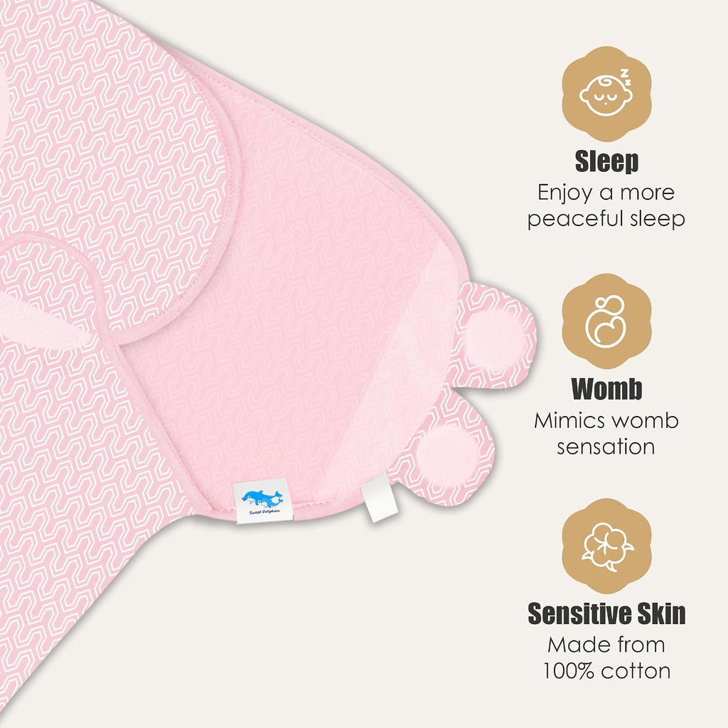 Pack Baby Swaddle Sleep Sacks - Swaddle Blanket with Soft Cotton - Ergonomic Wrap for Boys and Girls, 0-3