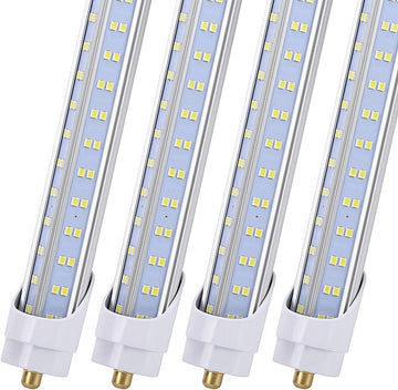 T8 T10 T12 8FT LED Light Bulbs, Single Pin Fa8 Base, 8 Foot LED Fluorescent Tube Replacement, 150W 19000LM, 6000K