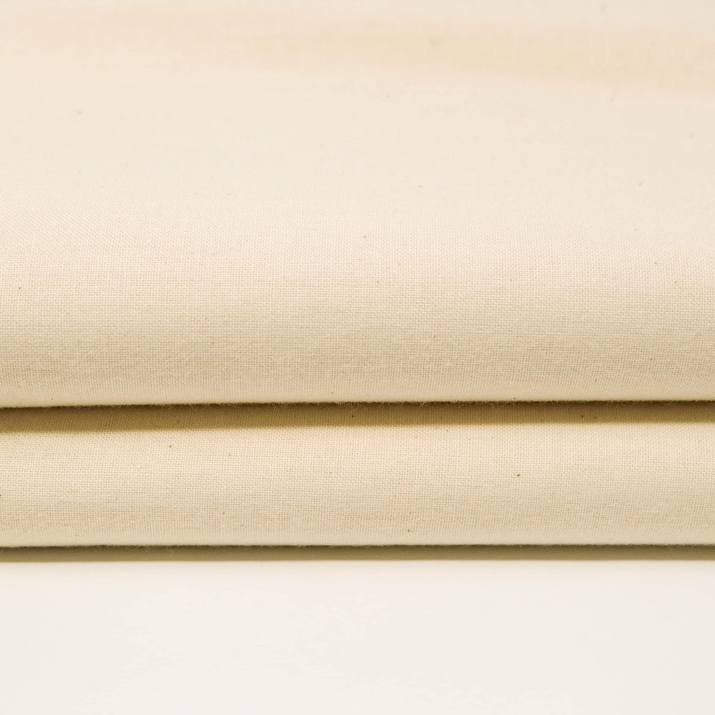 118/120" Wide 100% Cotton Permanent Press Backing for Quilt, Craft, Sheet, Curtain, Cut by Yard, Unbleached White